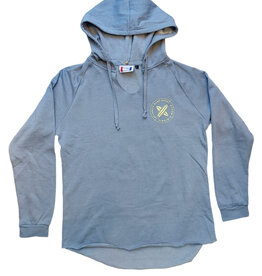 Atlantic Surf Co Atlantic Surf Simply Classic V-neck Hoodie Blue