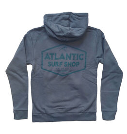 Atlantic Surf Co Atlantic Surf Wave Icon Hoodie Denim