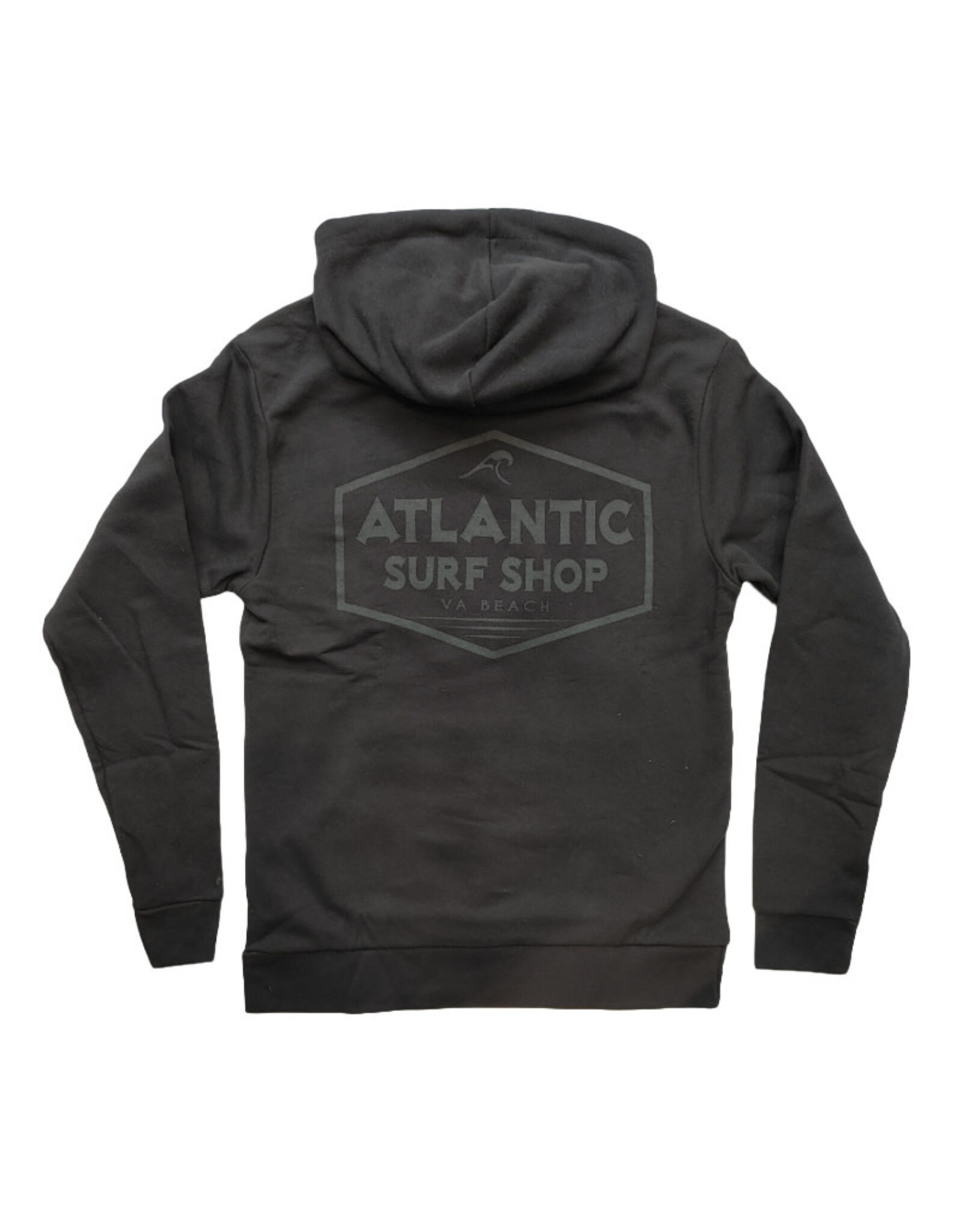 Atlantic Surf Co Atlantic Surf Wave Icon Hoodie Black