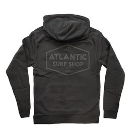Atlantic Surf Co Atlantic Surf Wave Icon Hoodie Black