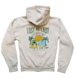 Atlantic Surf Co Atlantic Surf Lost At Last Zip Hoodie Ivory