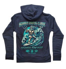 Atlantic Surf Co Atlantic Surf Shop Neptune's Classic Hoodie Navy