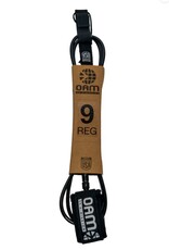 OAM OAM Surfboard Leash Regular 9'0" Black Built in USA