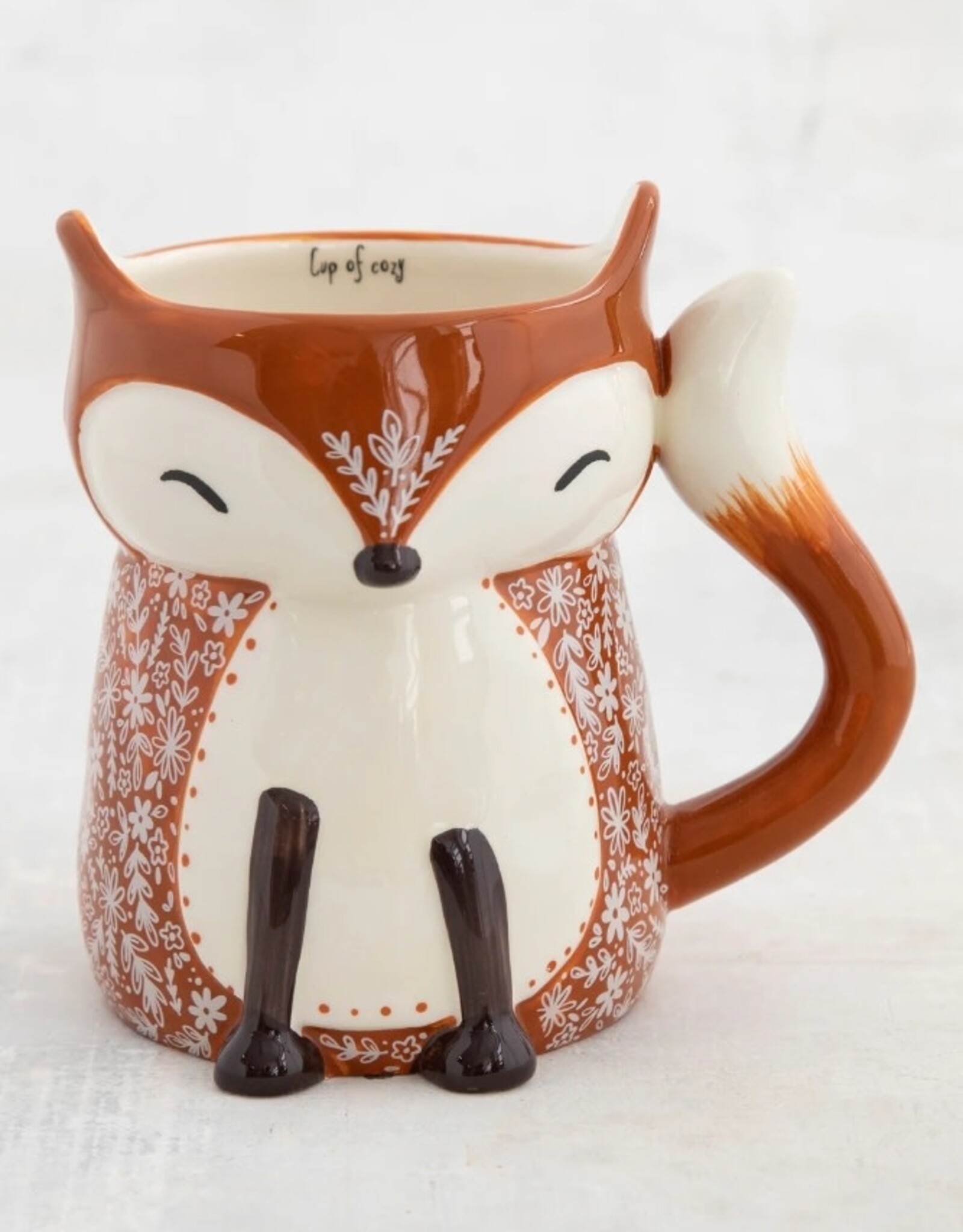 Natural Life Natural Life Folk Art Mug Fox