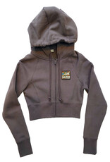 Atlantic Surf Co Atlantic Surf Garden Patch Crop Zip Hoodie Lava Rock