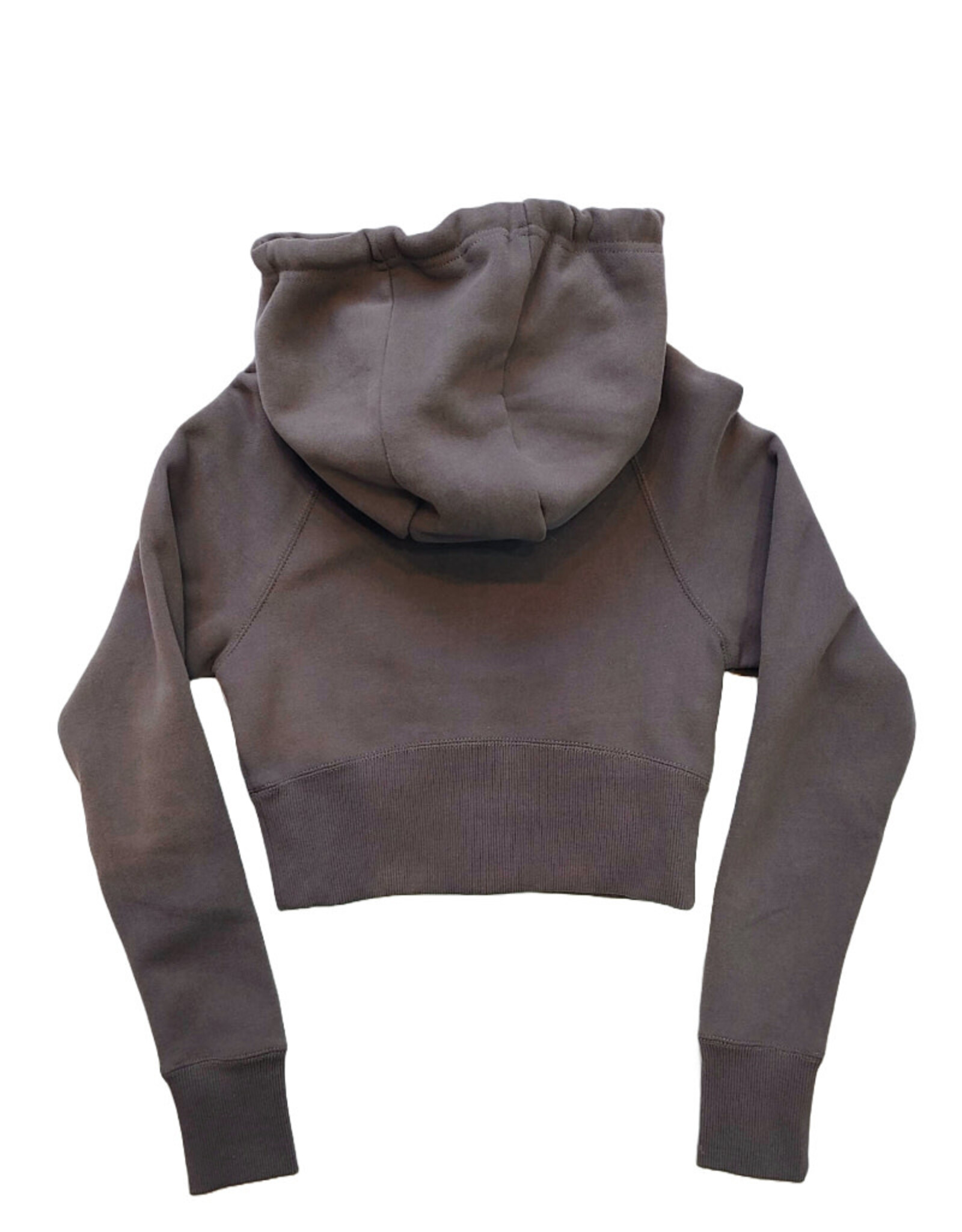 Atlantic Surf Co Atlantic Surf Garden Patch Crop Zip Hoodie Lava Rock