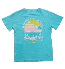 Atlantic Surf Co Atlantic Surf Chasing Sunsets Ladies T-shirt Bright Blue