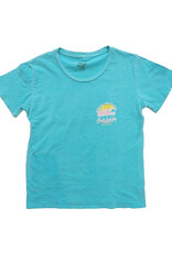 Atlantic Surf Co Atlantic Surf Chasing Sunsets Ladies T-shirt Bright Blue