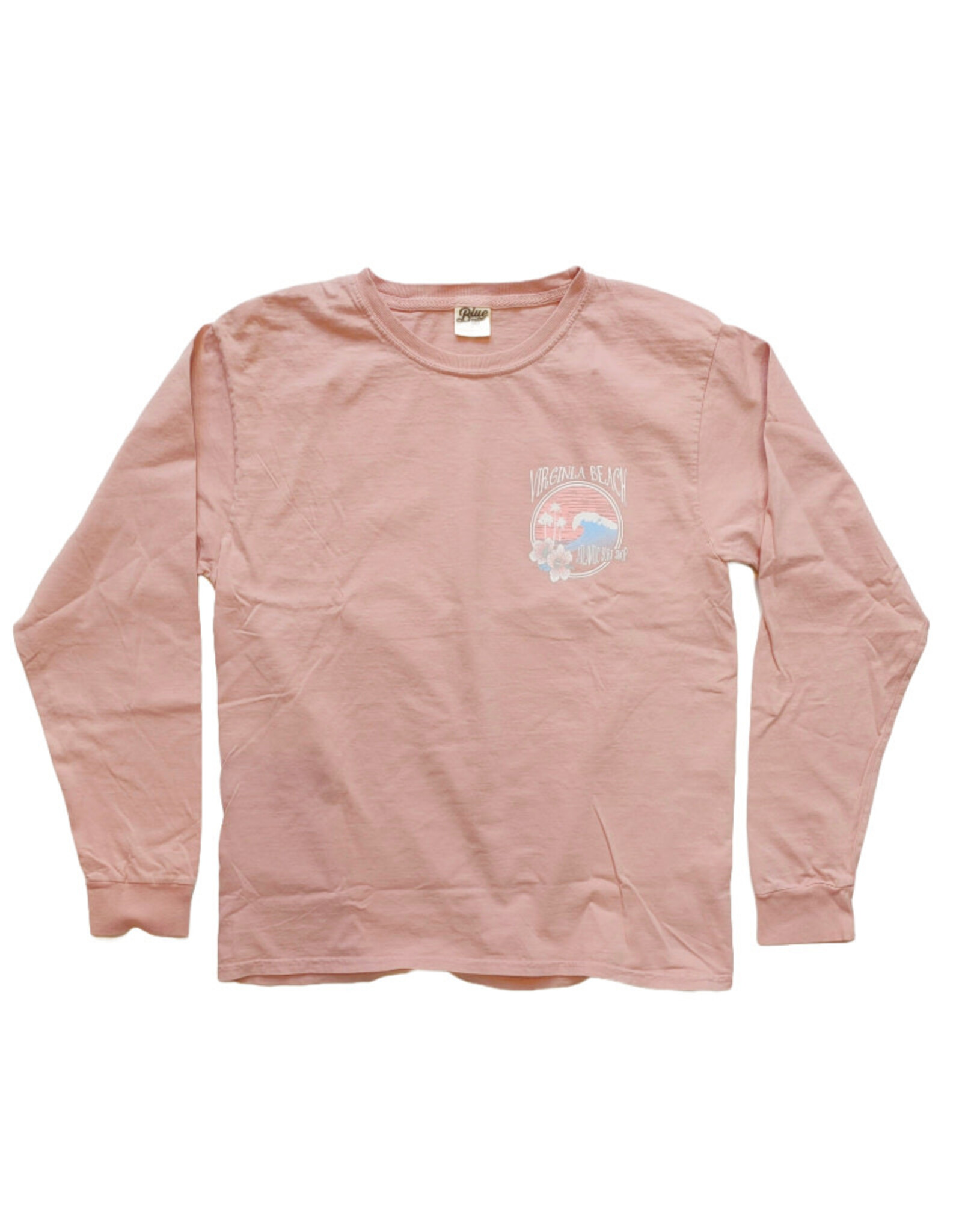 Atlantic Surf Co Atlantic Surf Hibiscus Wave Longsleeve T-shirt Mauve
