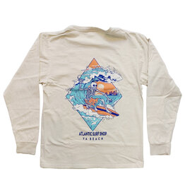 Atlantic Surf Co Atlantic Surf Beach Bones  Longsleeve T-shirt Sands
