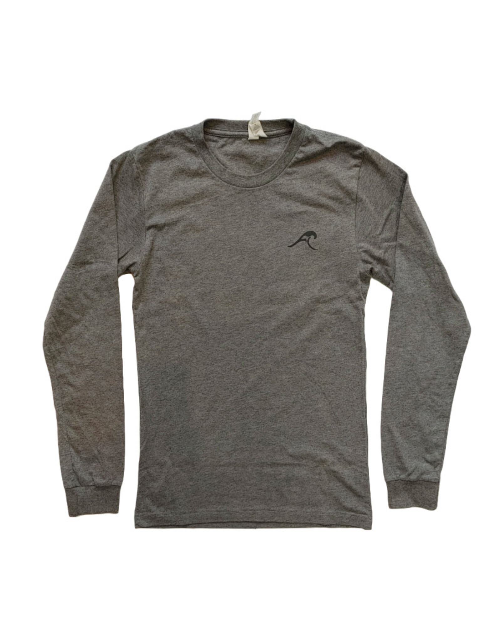 Atlantic Surf Co Atlantic Surf Wave Icon Longsleeve T-shirt Heather Grey