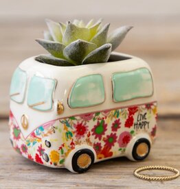 Natural Life Natural Life Tiny Faux Succulent Hippie Van