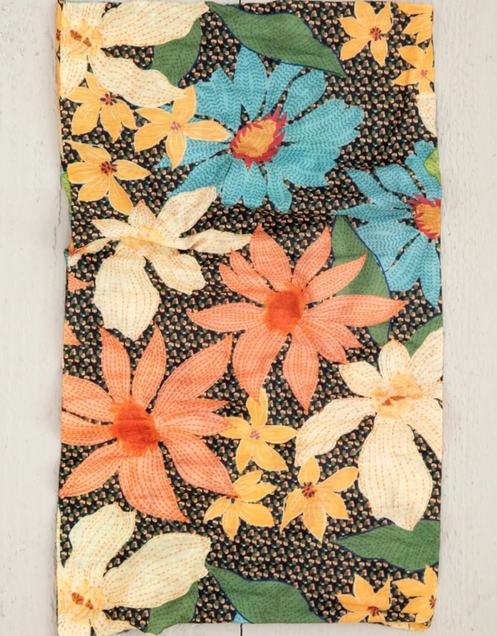 Natural Life Natural Life Boho Bandeau Blue Coral Cream Floral