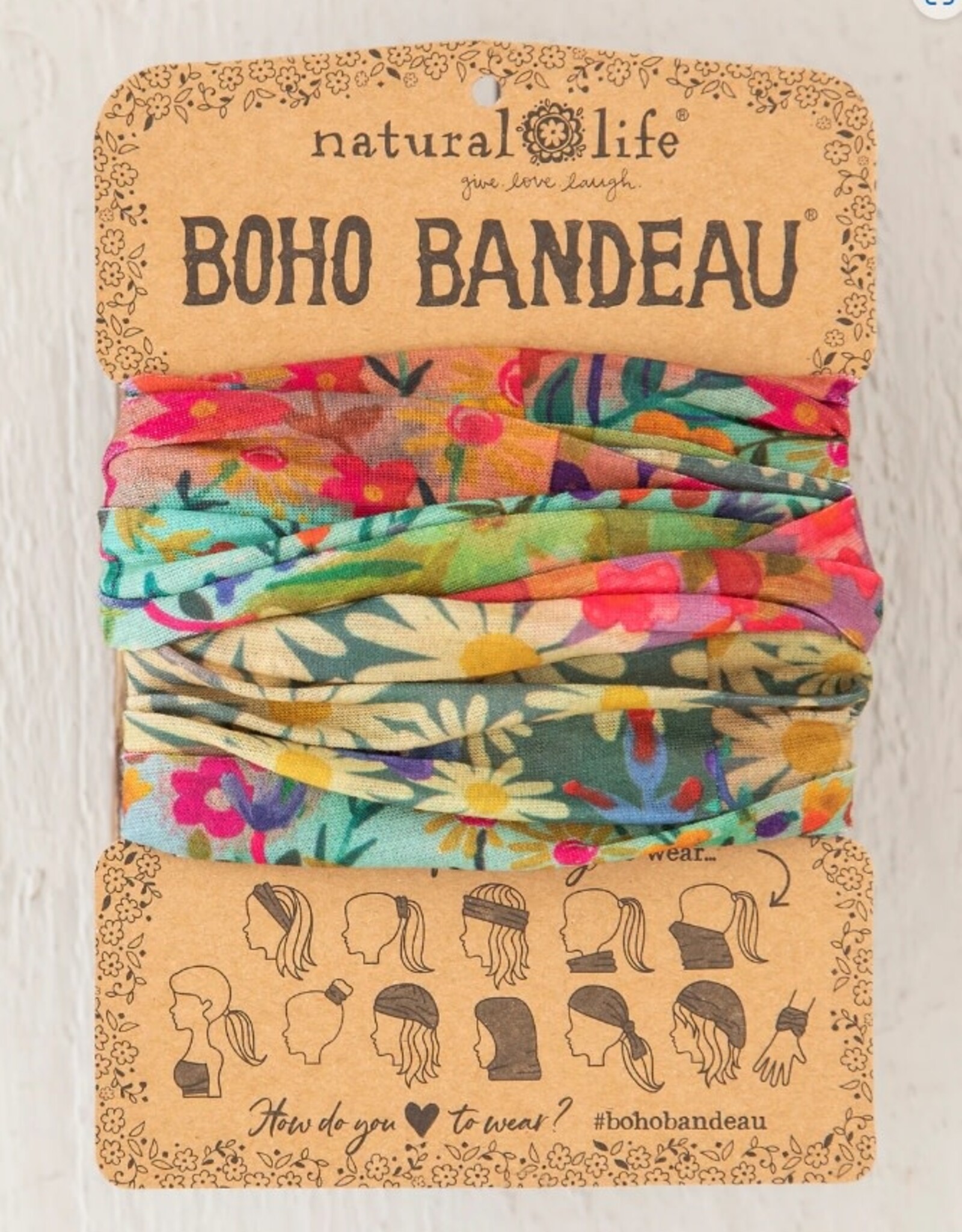 Natural Life Natural Life Boho Bandeau Wildflower Border