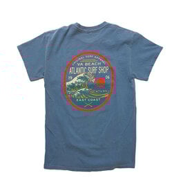 Atlantic Surf Co Atlantic Surf Nightfall T-shirt Denim Blue