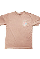 Atlantic Surf Co Atlantic Surf Hibiscus Wave T-shirt Mauve