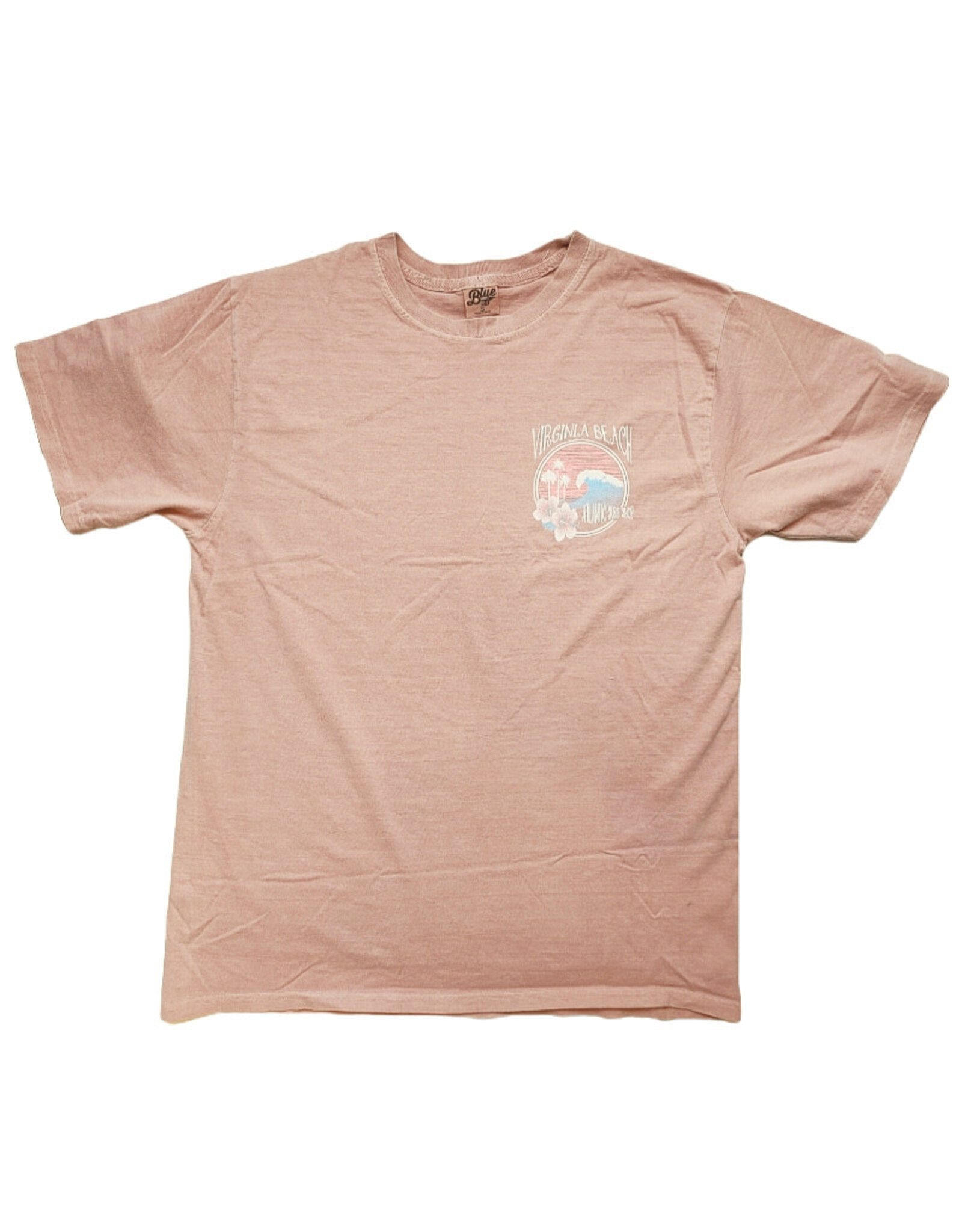 Atlantic Surf Co Atlantic Surf Hibiscus Wave T-shirt Mauve