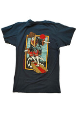 Atlantic Surf Co Atlantic Surf Samurai Surf T-shirt Deep Sea Blue