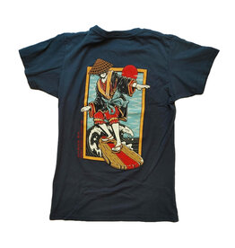 Atlantic Surf Co Atlantic Surf Samurai Surf T-shirt Deep Sea Blue