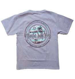 Atlantic Surf Co Atlantic Surf Happiness Waves T-shirt Lavender