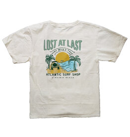 Atlantic Surf Co Atlantic Surf Lost At Last T-shirt Off White