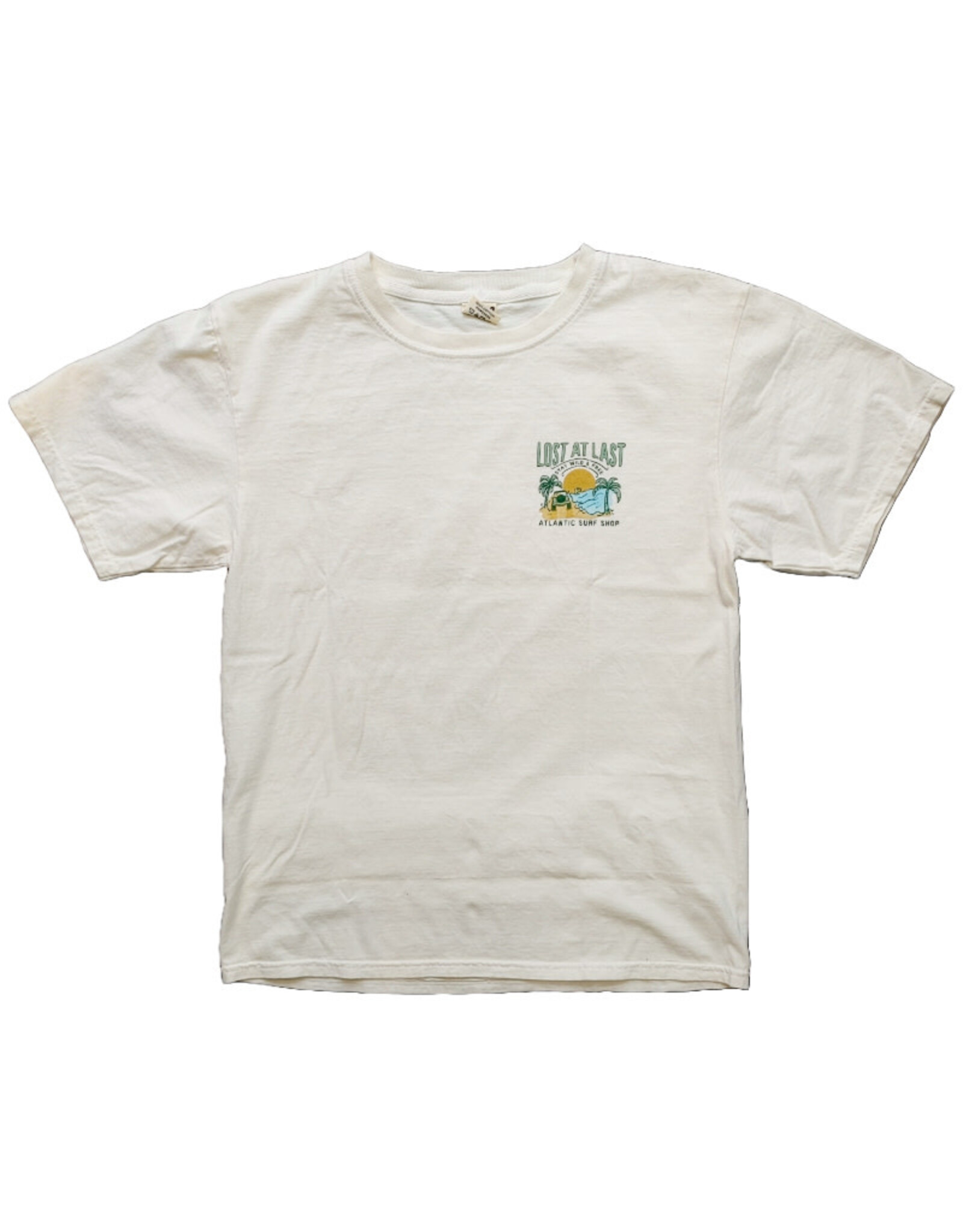 Atlantic Surf Co Atlantic Surf Lost At Last T-shirt Off White