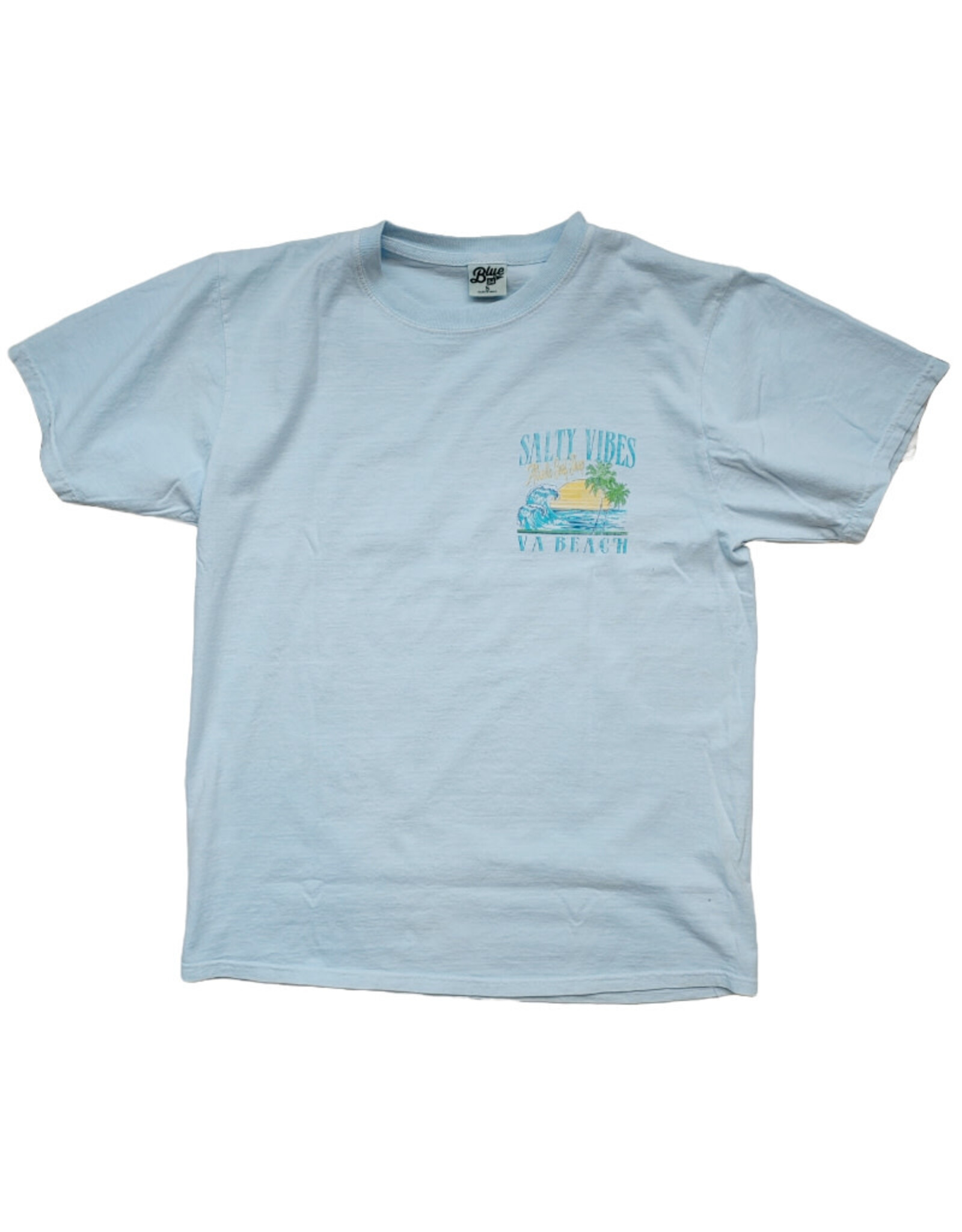 Atlantic Surf Co Atlantic Surf Salty Vibes T-shirt Sky Blue