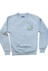 Atlantic Surf Co Atlantic Surf Salty Vibes Crew Fleece Sky Blue