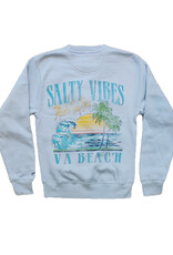 Atlantic Surf Co Atlantic Surf Salty Vibes Crew Fleece Sky Blue