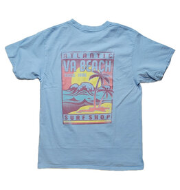 Atlantic Surf Co Atlantic Surf Faded Sun T-shirt Periwinkle