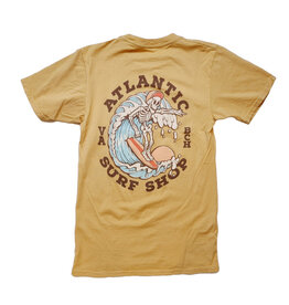 Atlantic Surf Co Atlantic Surf Noseride T-shirt Vintage Gold