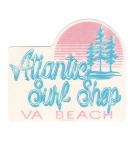 Atlantic Surf Co Atlantic Surf Retro Color Block Sticker