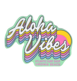 Atlantic Surf Co Atlantic Surf Aloha Vibes Sticker