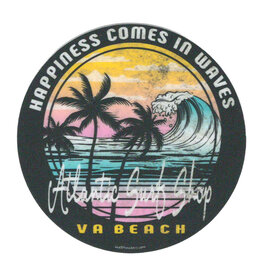 Atlantic Surf Co Atlantic Surf Chasing Sunsets Sticker