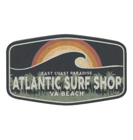 Atlantic Surf Co Atlantic Surf Palm Grove Sticker