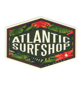 Atlantic Surf Co Atlantic Surf Tropical Blooms Sticker