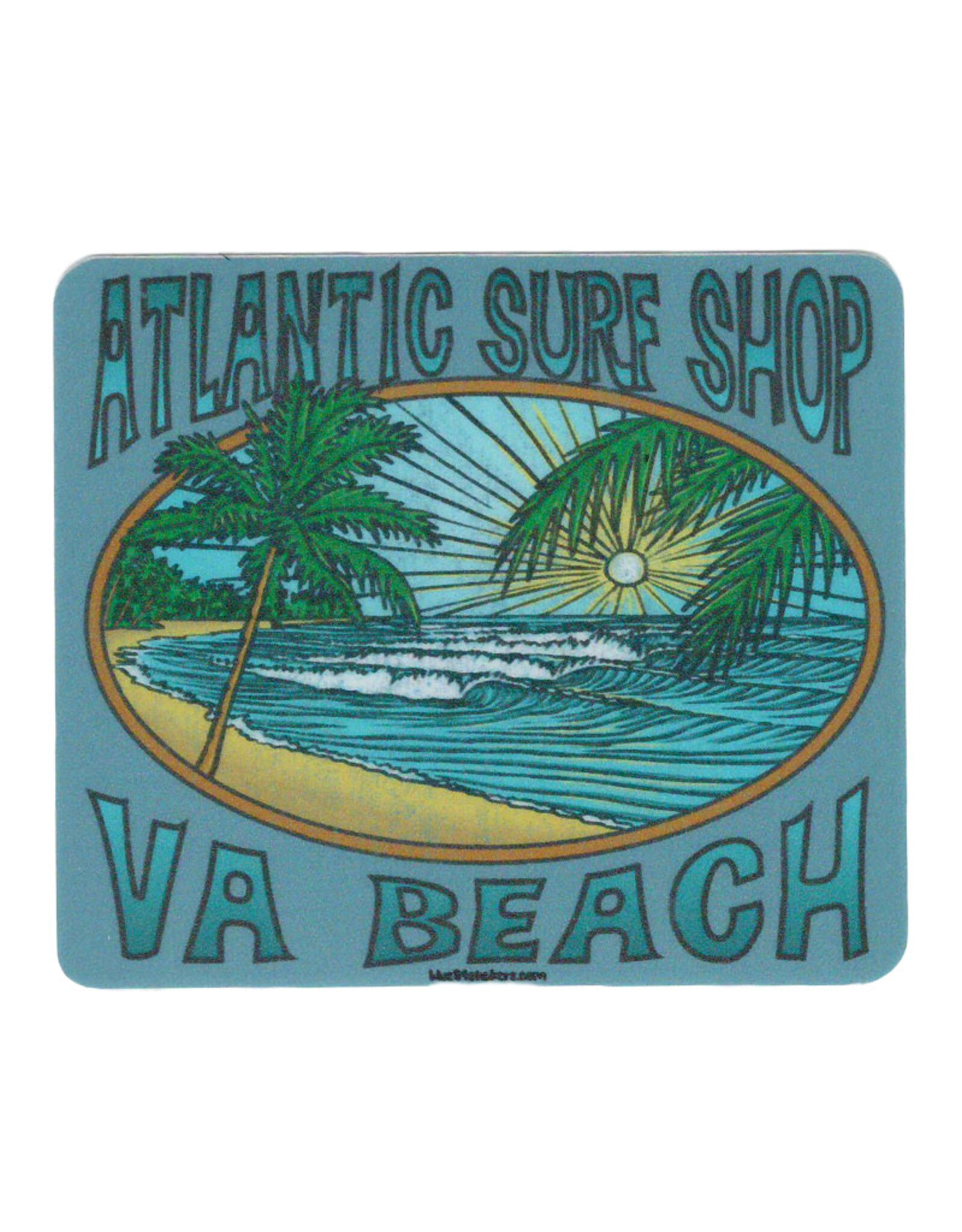 Atlantic Surf Co Atlantic Surf Trip to Paradise Sticker