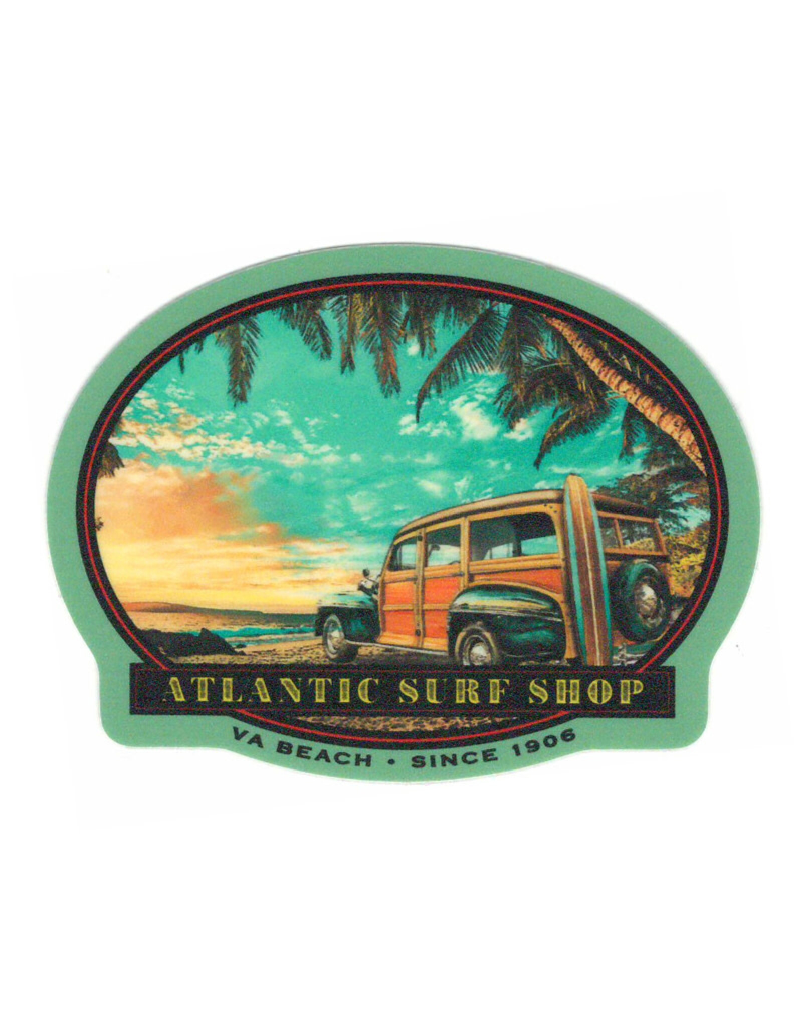 Atlantic Surf Co Atlantic Surf Coastal Classic Sticker