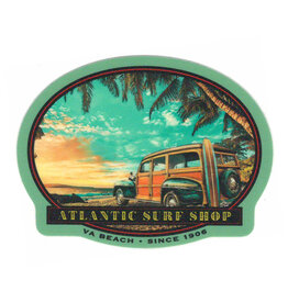 Atlantic Surf Co Atlantic Surf Coastal Classic Sticker
