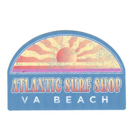 Atlantic Surf Co Atlantic Surf Coral Rays Sticker