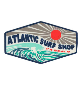 Atlantic Surf Co Atlantic Surf Currents Sticker