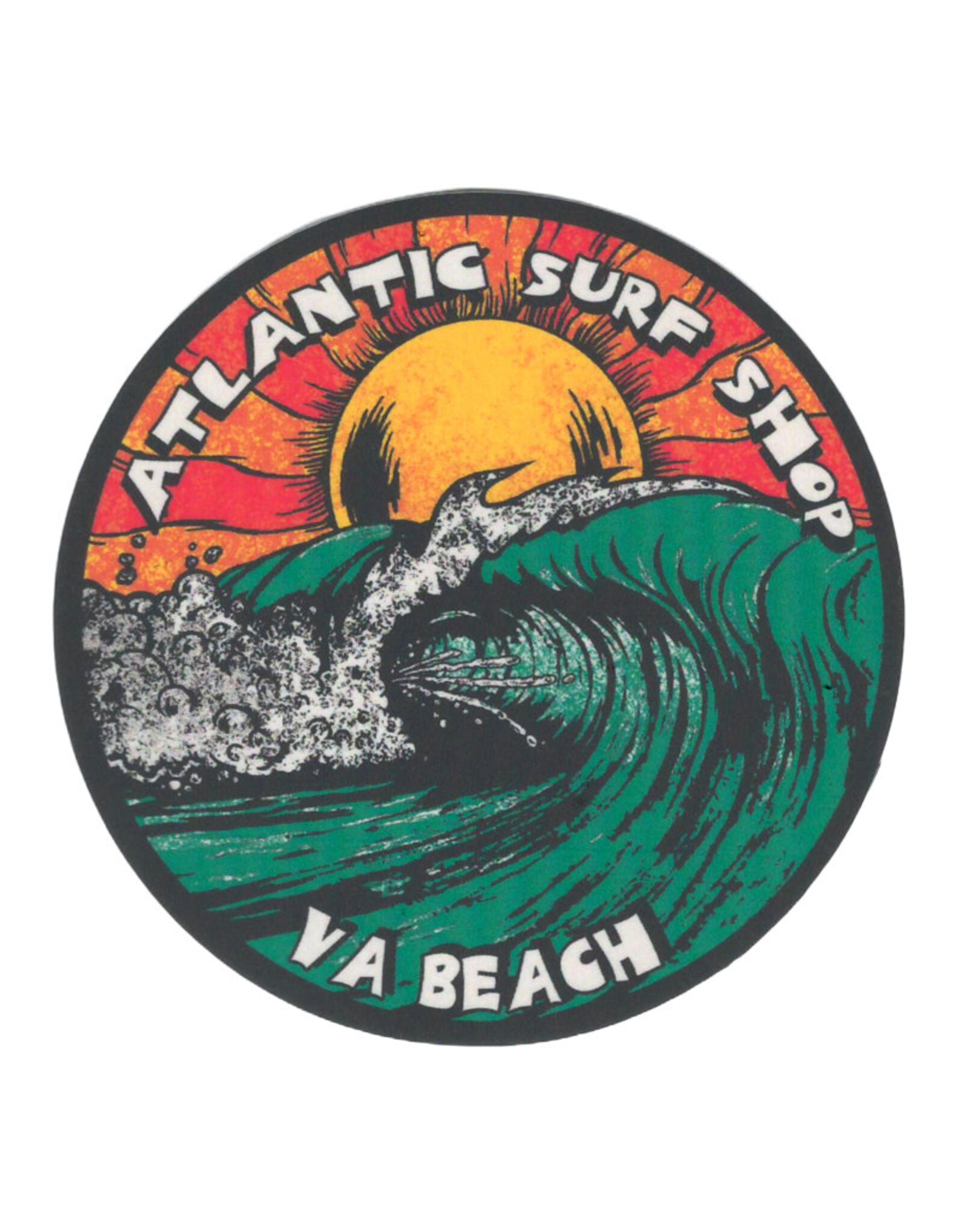 Atlantic Surf Co Atlantic Surf Stoked Sticker