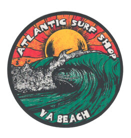 Atlantic Surf Co Atlantic Surf Stoked Sticker