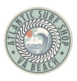 Atlantic Surf Co Atlantic Surf Hypnotic Wave Sticker