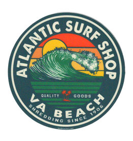 Atlantic Surf Emerald Curl Sticker