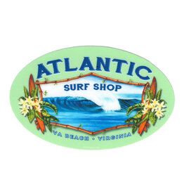 Atlantic Surf Co Atlantic Surf Tropical Wave Sticker