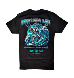 Atlantic Surf Co Atlantic Surf Shop Neptune's Classic T-shirt Black