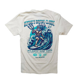 Atlantic Surf Co Atlantic Surf Shop Neptune's Classic T-shirt Ivory