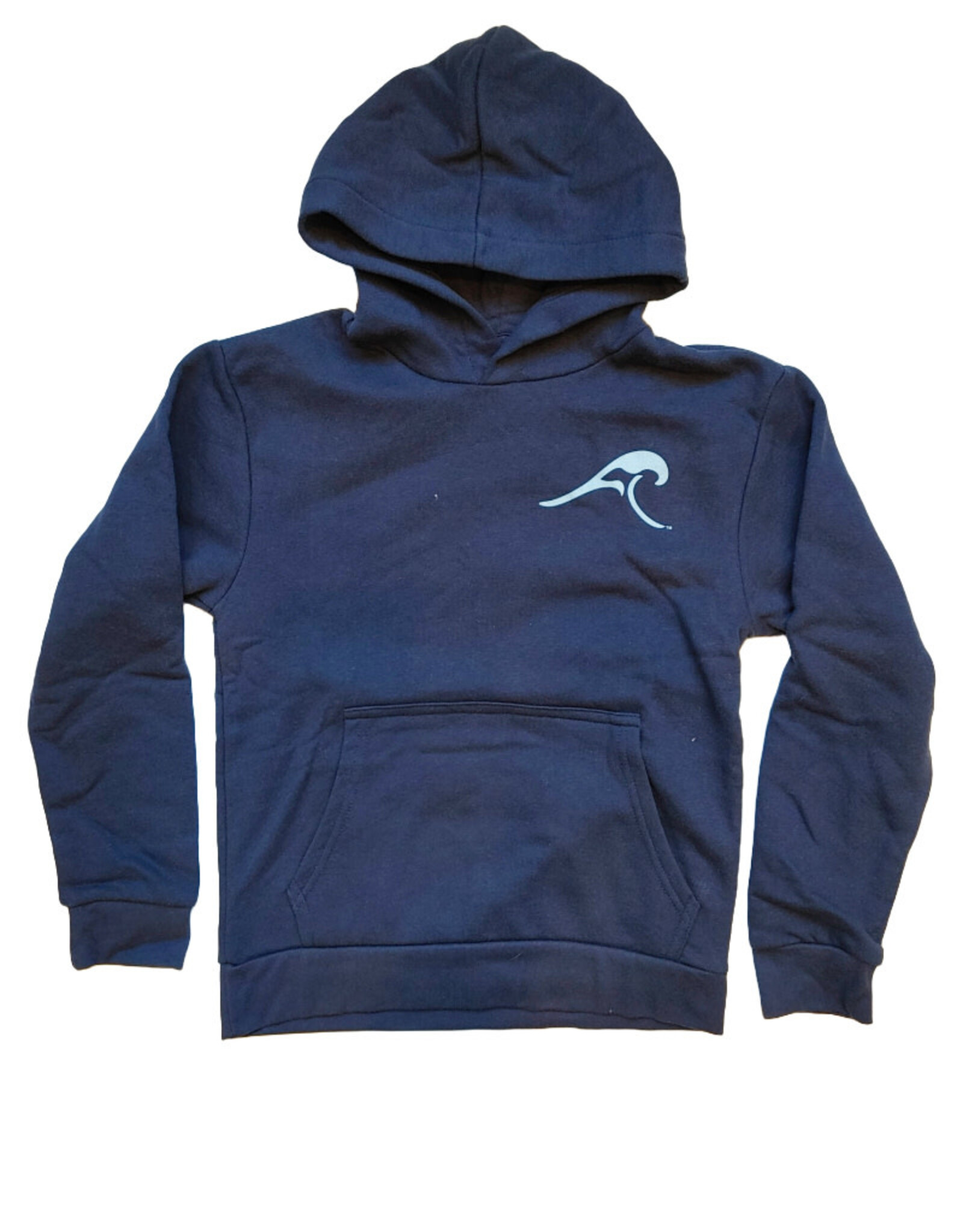 Atlantic Surf Co Atlantic Surf Wave Icon Youth Hoodie Navy