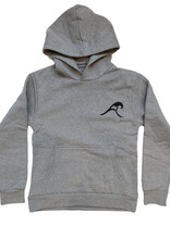 Atlantic Surf Co Atlantic Surf Wave Icon Youth Hoodie Heather Grey